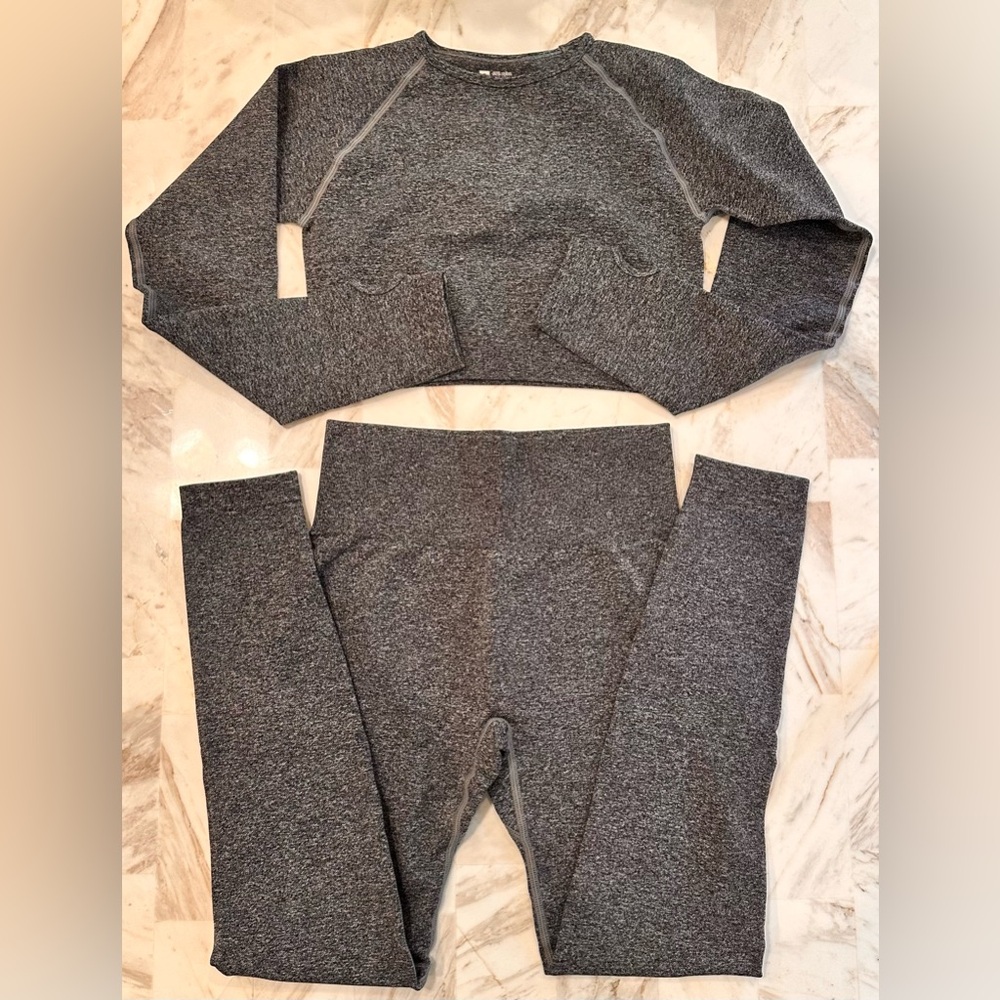 Gray Women's Leggings Set
